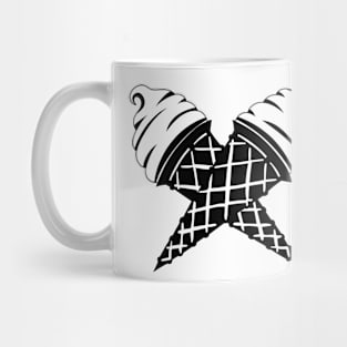 Crossed Cones Mug